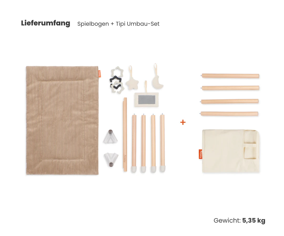 Baby Gym & Tipi Set